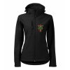 3193 8 softshellova bunda damska micro fleece s vysivkou vzoru adam folk vpredu a vzadu