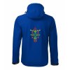 3196 12 softshellova bunda panska micro fleece s vysivkou vzoru adam folk vpredu a vzadu ciapka zadarmo