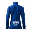 3457 3 mikina modra na zips s vysivkou ika na vyber z troch farebnych kombinacii na prednom a zadnom diele