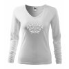 3598 2 damske tricko dlhy rukav s vysivkou ika biela vyber farieb tricka
