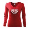 3598 4 damske tricko dlhy rukav s vysivkou ika biela vyber farieb tricka