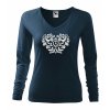 3598 12 damske tricko dlhy rukav s vysivkou ika biela vyber farieb tricka