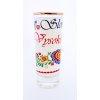 Pohárik folk 90ml Slovakia Vysoké Tatry (Farba tyrkys matná)