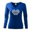 3598 6 damske tricko dlhy rukav s vysivkou ika biela vyber farieb tricka