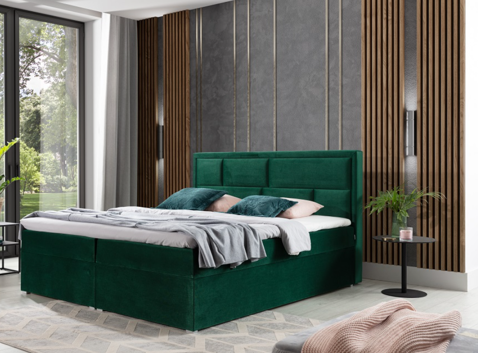 Nadčasová elegance a nekompromisní pohodlí - čalouněné boxspringové postele