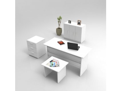 Set kancelářského nábytku VO12 bílý