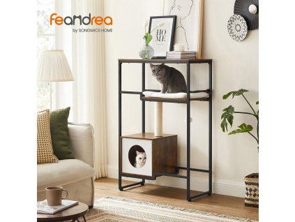 kočičí škrabadlo s domečkem 2