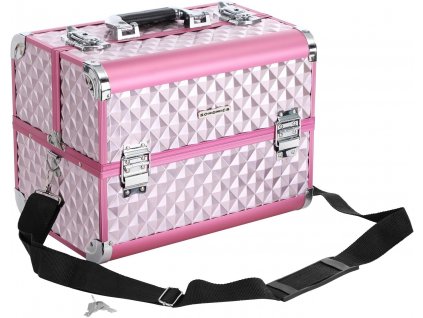 kosmetický kufřík růžový 6