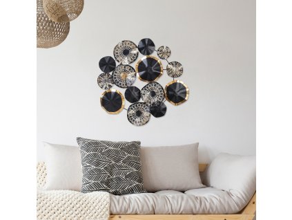 Nástěnná dekorace kov