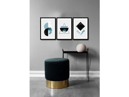 Obraz na MDF s rámem 3ks