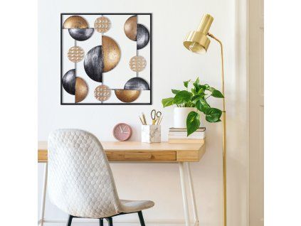 Nástěnná dekorace kov