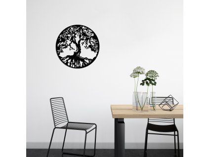 Nástěnná dekorace kov