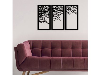 Nástěnná dekorace kov