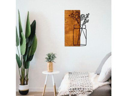 Nástěnná dekorace dřevo