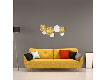 Nástěnná dekorace kov