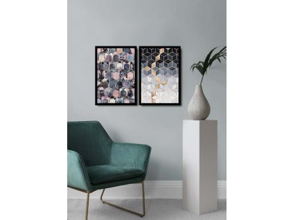 Obraz na MDF s rámem 2ks