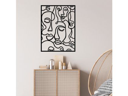 Nástěnná dekorace kov