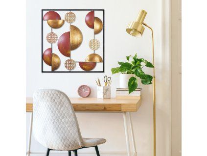 Nástěnná dekorace kov