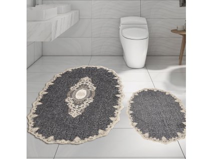 Koupelnová předložka 2 ks ALNE 4650 antracit