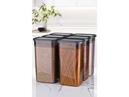 Dózy na potraviny vysoké 6 ks