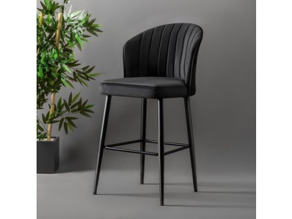 Barová židle 4 ks Rubi černá