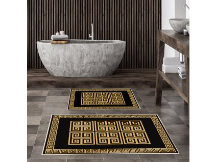 Koupelnová předložka 2 ks KT461 Řecké klíče