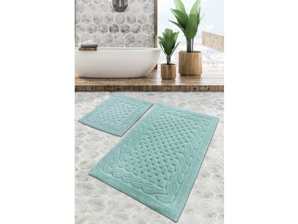 Koupelnová předložka 2 ks BAMBI mentolová