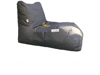 Sedací vak DAYBED šedý