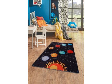 Dětský koberec(100 x 160 cm) GALAXY sluneční soustava