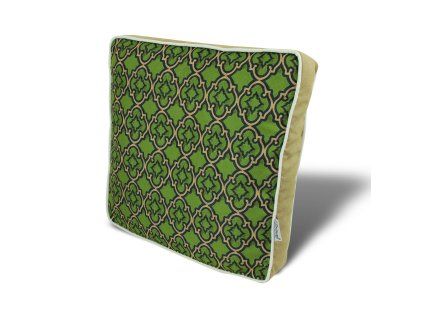 Polštář YM1033 zelený vzor