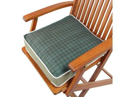 Polštář YM1103 zelený kostkovaný