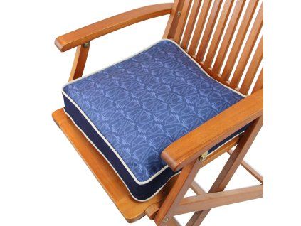 Polštář YM1119 modrý se vzorem lodí