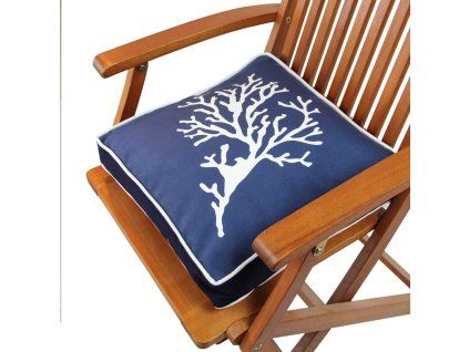 Polštář YM1208 modrý s korálem