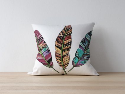 Povlak na polštář A1054 bílý s peřím