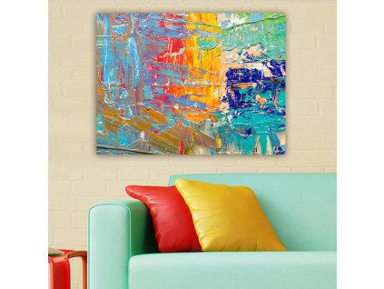 Obraz na plátně Barevná abstrakce 