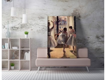 Obraz na plátně ( 50 x 70 cm) Edgar Degas – baletky