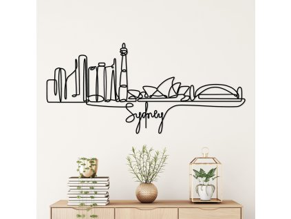Nástěnná dekorace kovová SYDNEY 