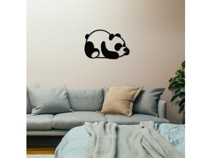Nástěnná dekorace kovová PANDA 