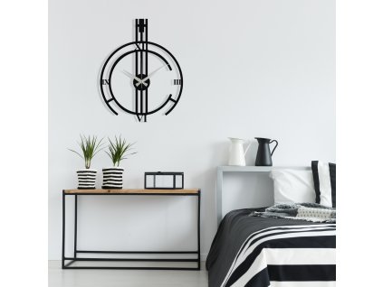Nástěnná dekorace kovová DALMACYALI hodiny