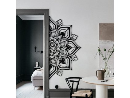 Nástěnná dekorace kovová BERCESTE mandala