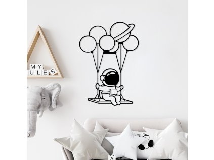 Nástěnná dekorace kovová ASTRONAUT 1 