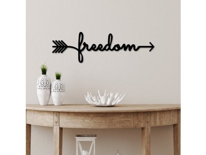 Nástěnná dekorace kovová FREEDOM šíp