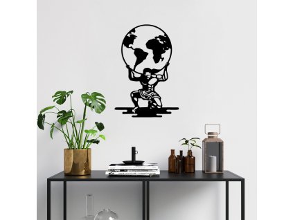 Nástěnná dekorace kovová ATLAS - 461 