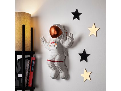 Nástěnná dekorace YAK-001 astronaut bronzový