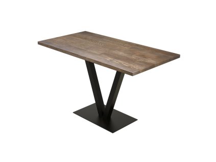 Jídelní stůl SUN TABLE tmavý a černý