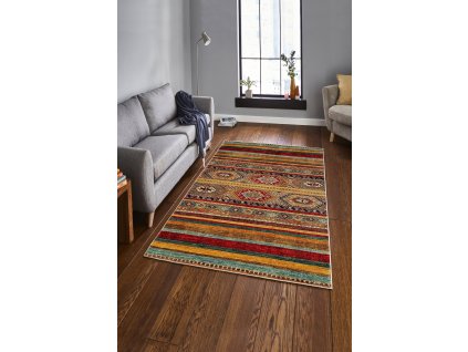 Předsíňový koberec (100 x 150 cm) W1096 barevný Perský vzor