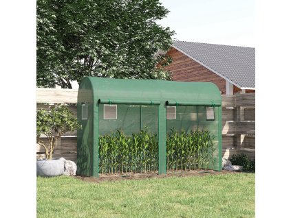 Pařeniště půlkulaté 300 x 200 x 100 cm zelená