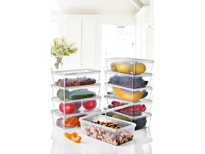 Sada úložných boxů 20 kusů KKD transparentní