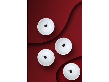 Sada misek 4 kusy MUL 10 bílá