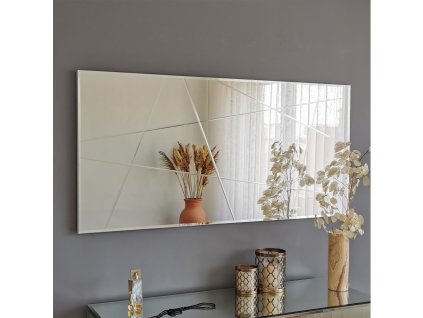 Dekorativní zrcadlo TANGENT stříbrné